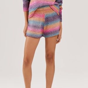 Something navy - poppy ombré shorts